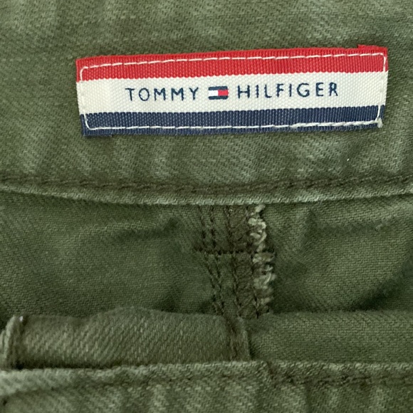 Tommy Hilfiger army green denim skirt - Picture 3 of 5